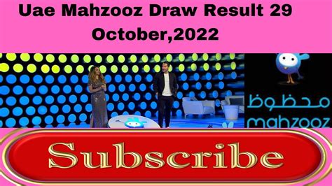 mahzooz result|mahzooz draw result.